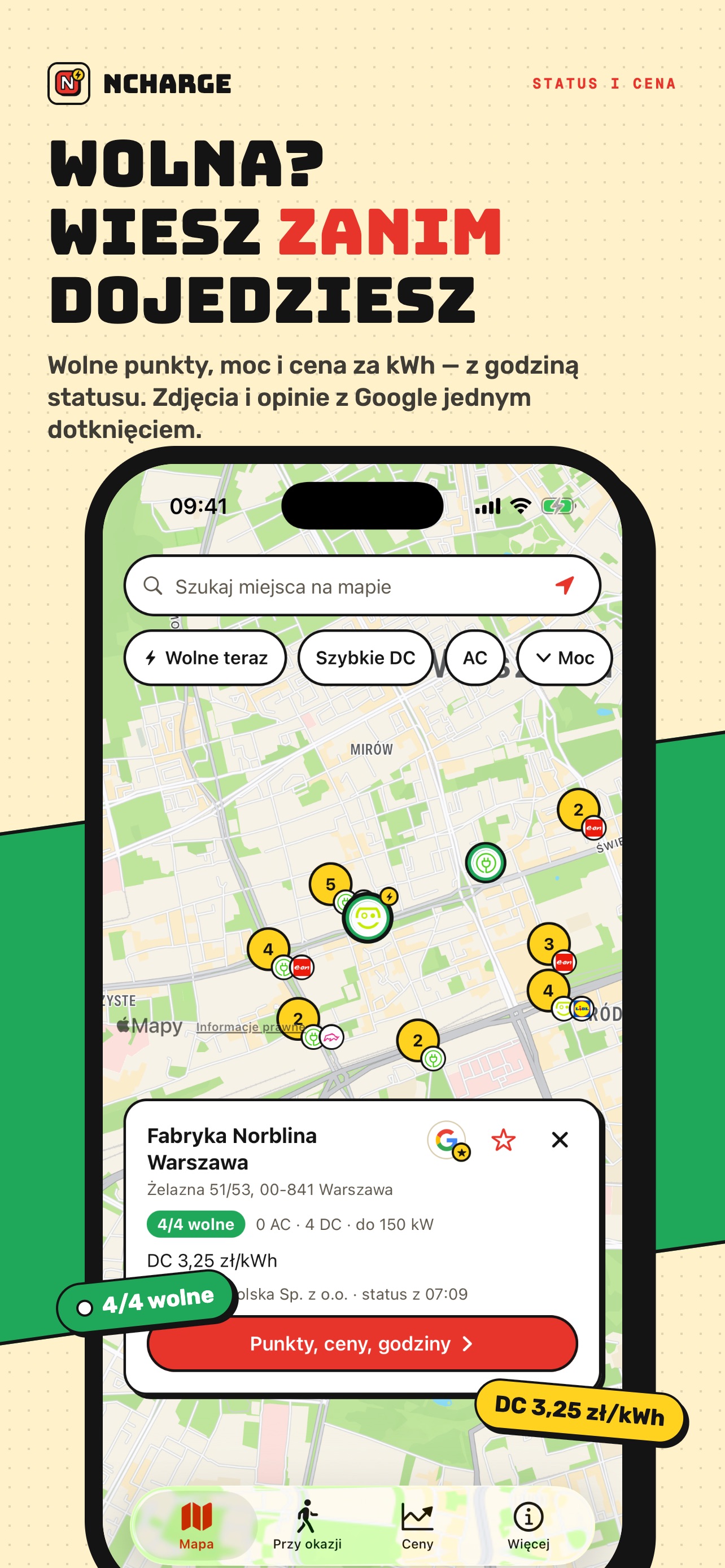 Screenshot 2 of ncharge — ładowarki EV na żywo