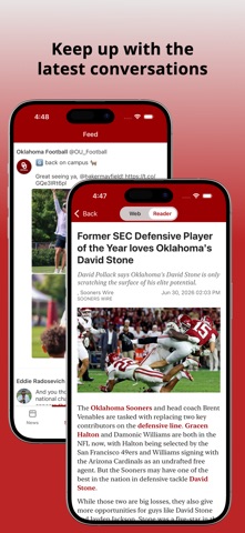 SoonerApp Oklahoma Football screenshot