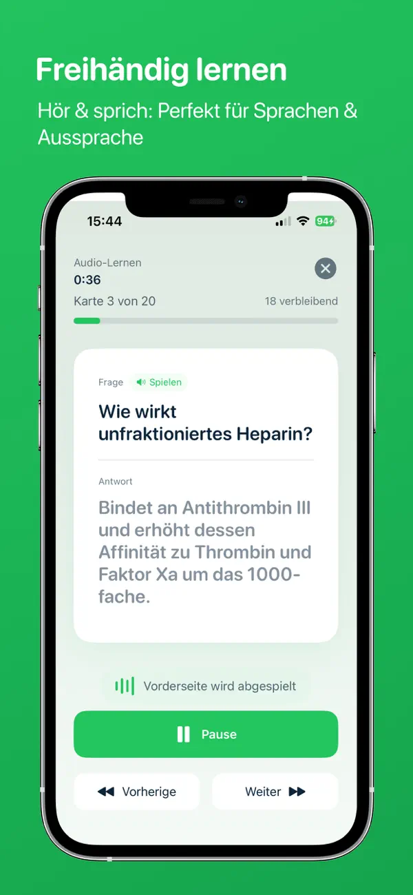 MintDeck: Karteikarten iPhone App Screenshot 6 – Bildung