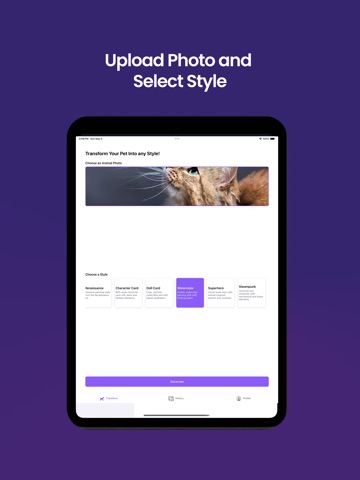 PetMorph AI iPad screenshot