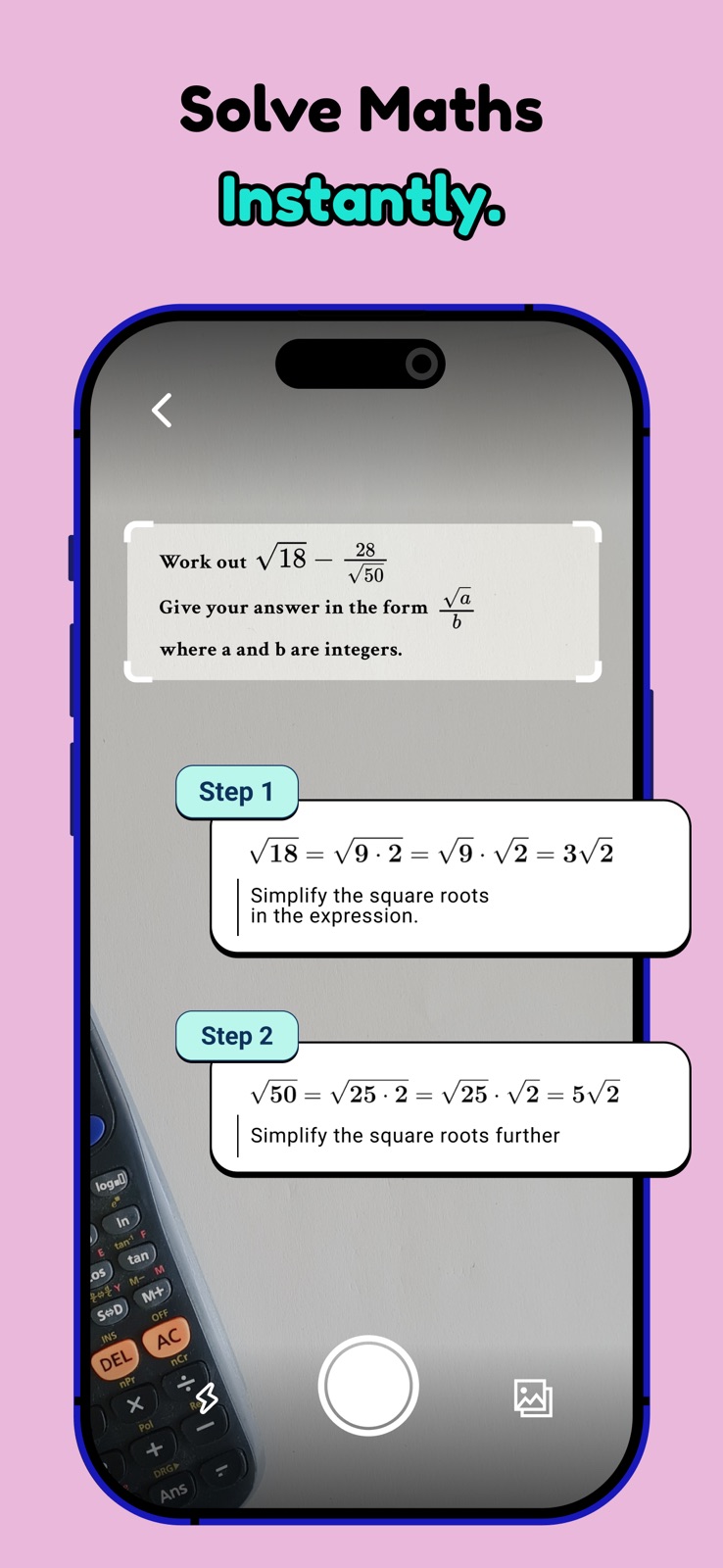 Stimy AI: Math Solver & Tutor iphone screenshot 3