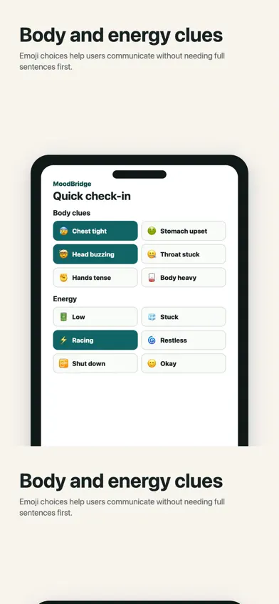 MoodBridge: Find My Words screenshot 2