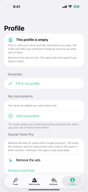 SoundTools: Tuner & Metronome screenshot 4