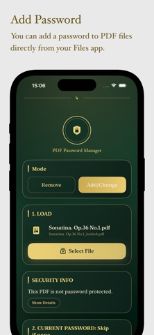 PDF Password Screenshot 1 of 3
