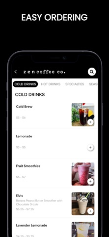Zen Coffee Company screenshot