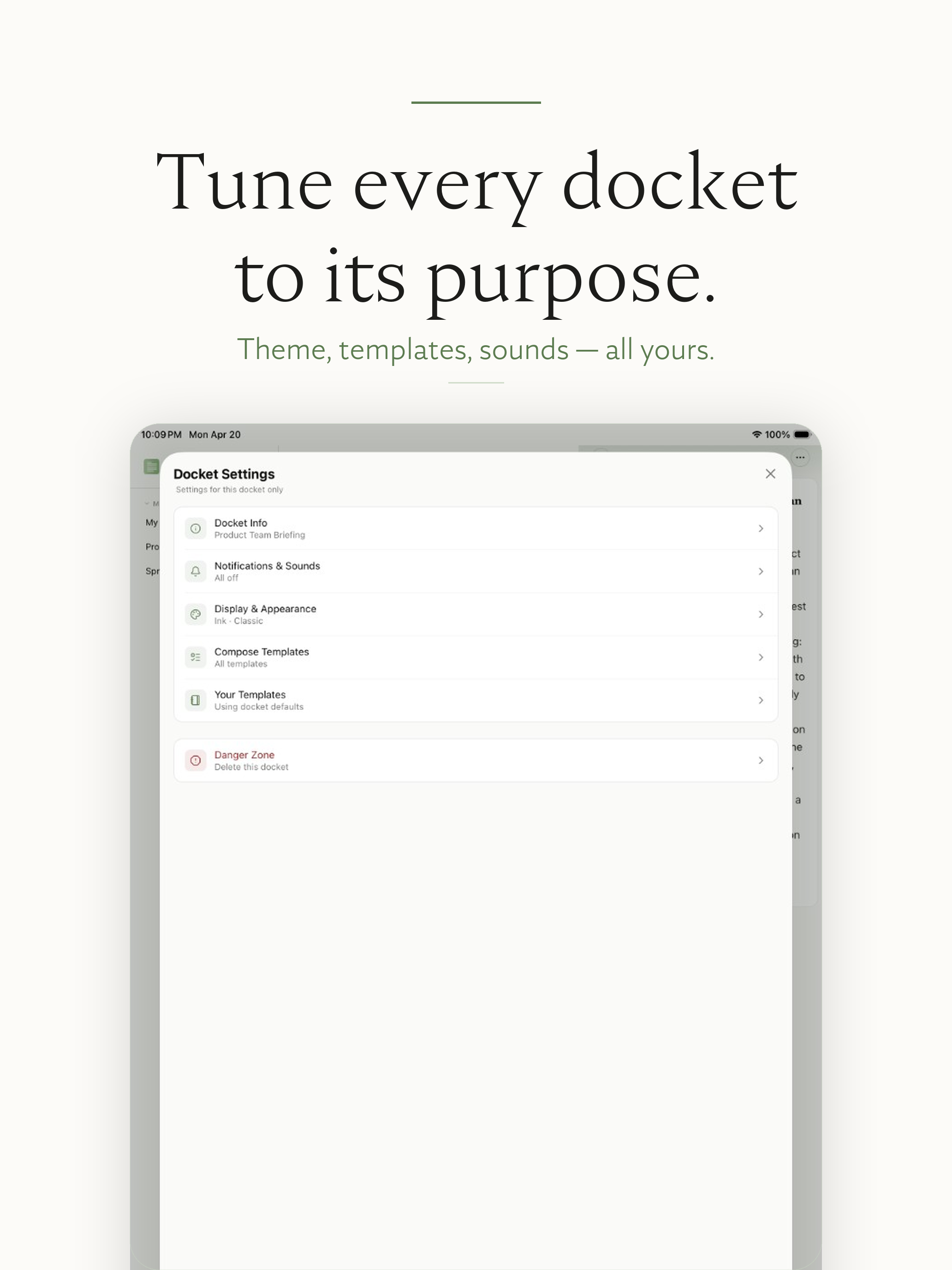 Docket Ink