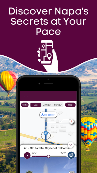 Napa & Sonoma: GPS Audio Tour Screenshot