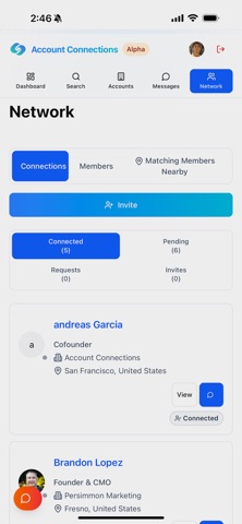 Account Connections screenshot