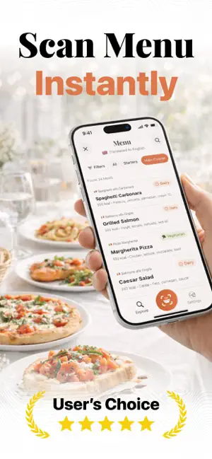 Savoro: Menu Translator screenshot 1