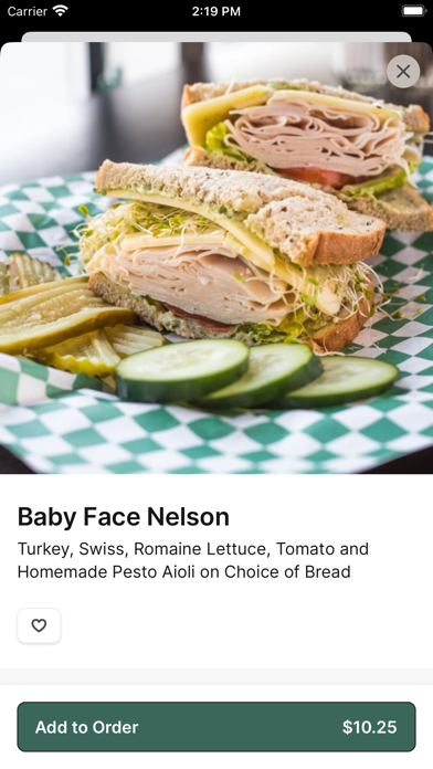 Ricks DeliCafe iPhone screenshot 3 - Food & Drink app