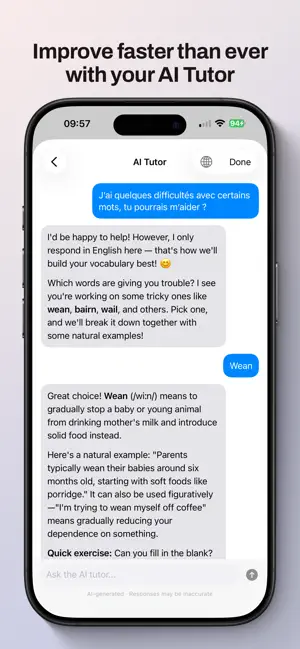 Swift English Vocabulary screenshot 1