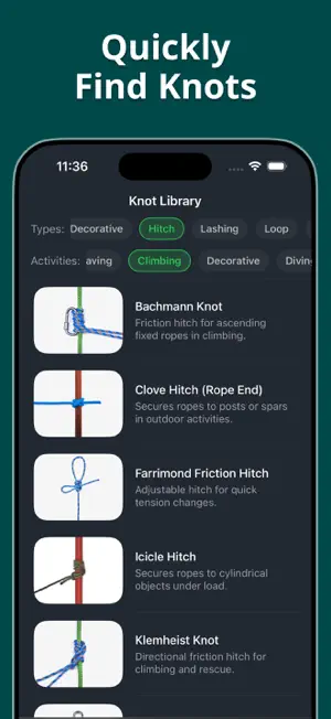 Knots Tying Guide: KnotSmith screenshot 1