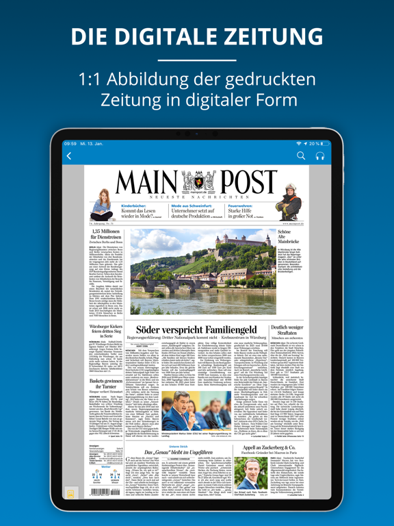Screenshot #4 pour Main-Post ePaper