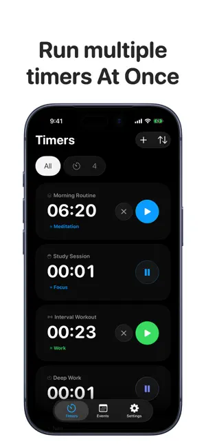 Countdown & Interval Timer screenshot 2