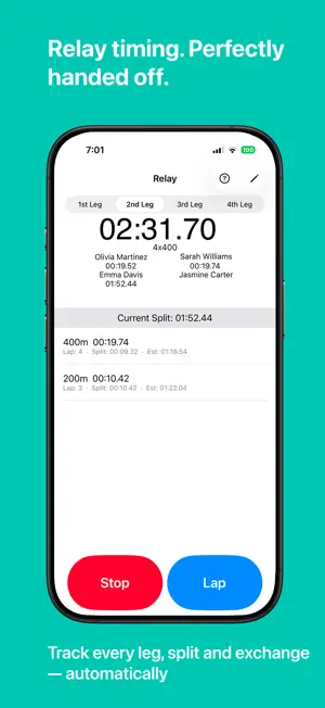 Stopwatch for Track & Field screenshot 3