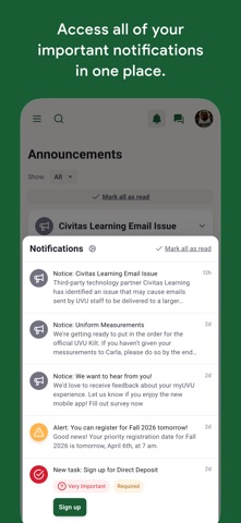 myUVU Screenshot 2 of 5