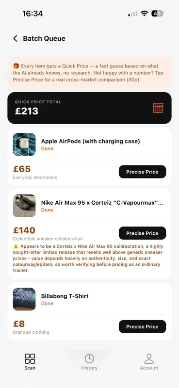 Flip: AI Resale Pricing screenshot 3 of 8