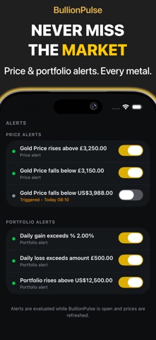 BullionPulse iPhone screenshot