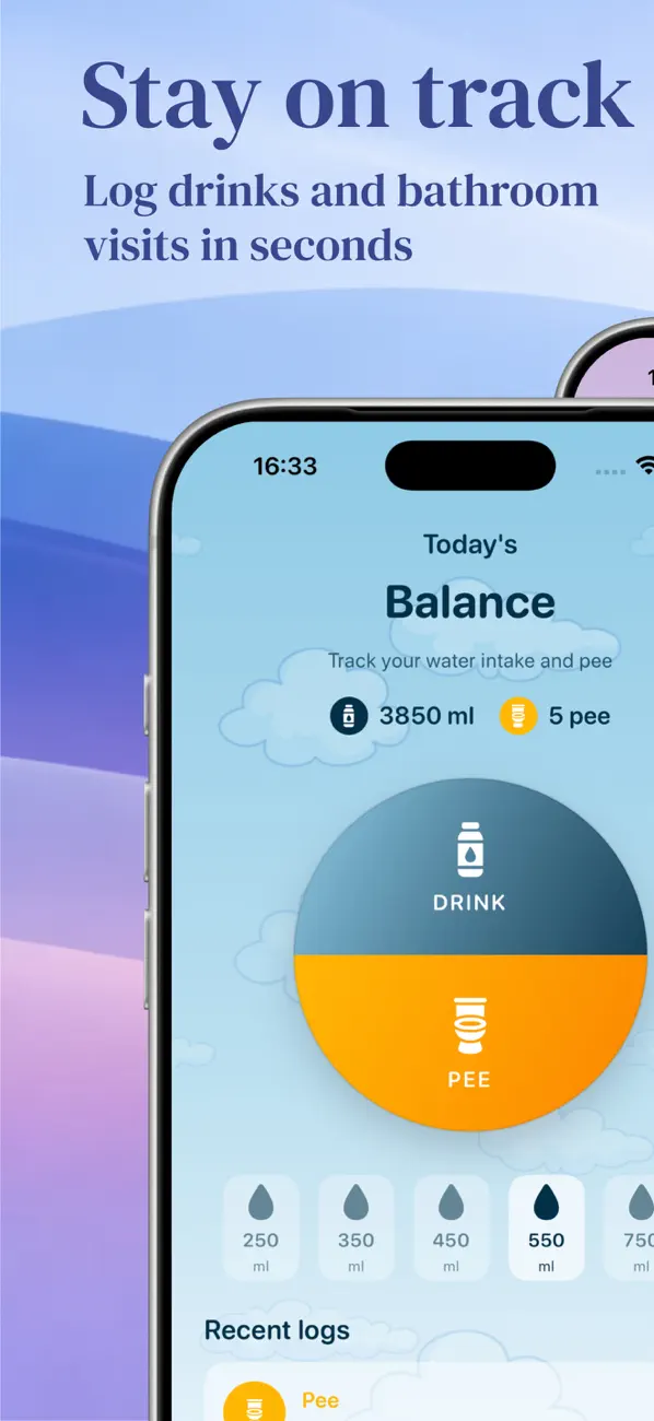 #1. Bladder Buddy: Hydration Log (iOS) By: Daniel Miara