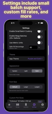 Jambalaya Calculator screenshot