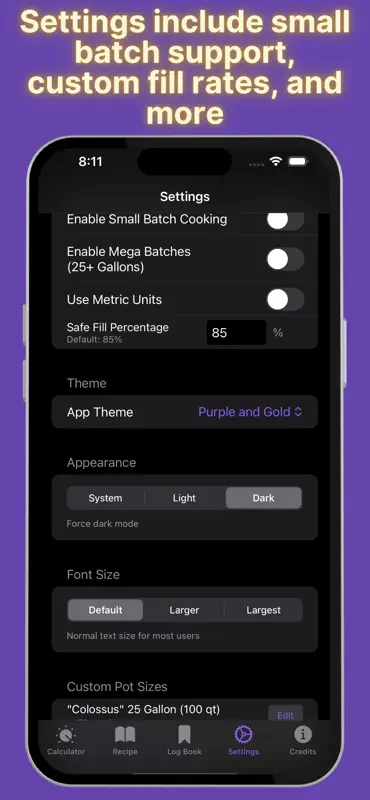 Jambalaya Calculator screenshot 9 of 10