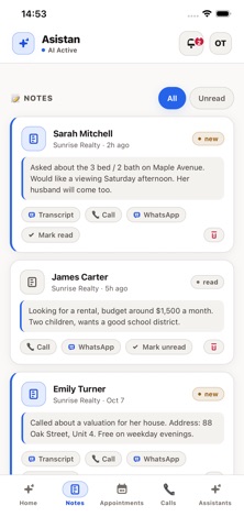 Asistan: AI Phone Receptionist screenshot 2