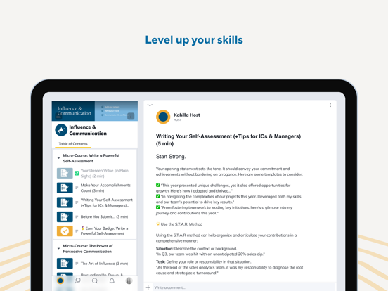 Kahilla iPad screenshot 4 - Social Networking app