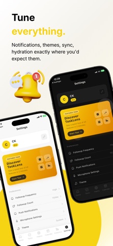 TaskLens - AI Productivity Hub iPhone screenshot