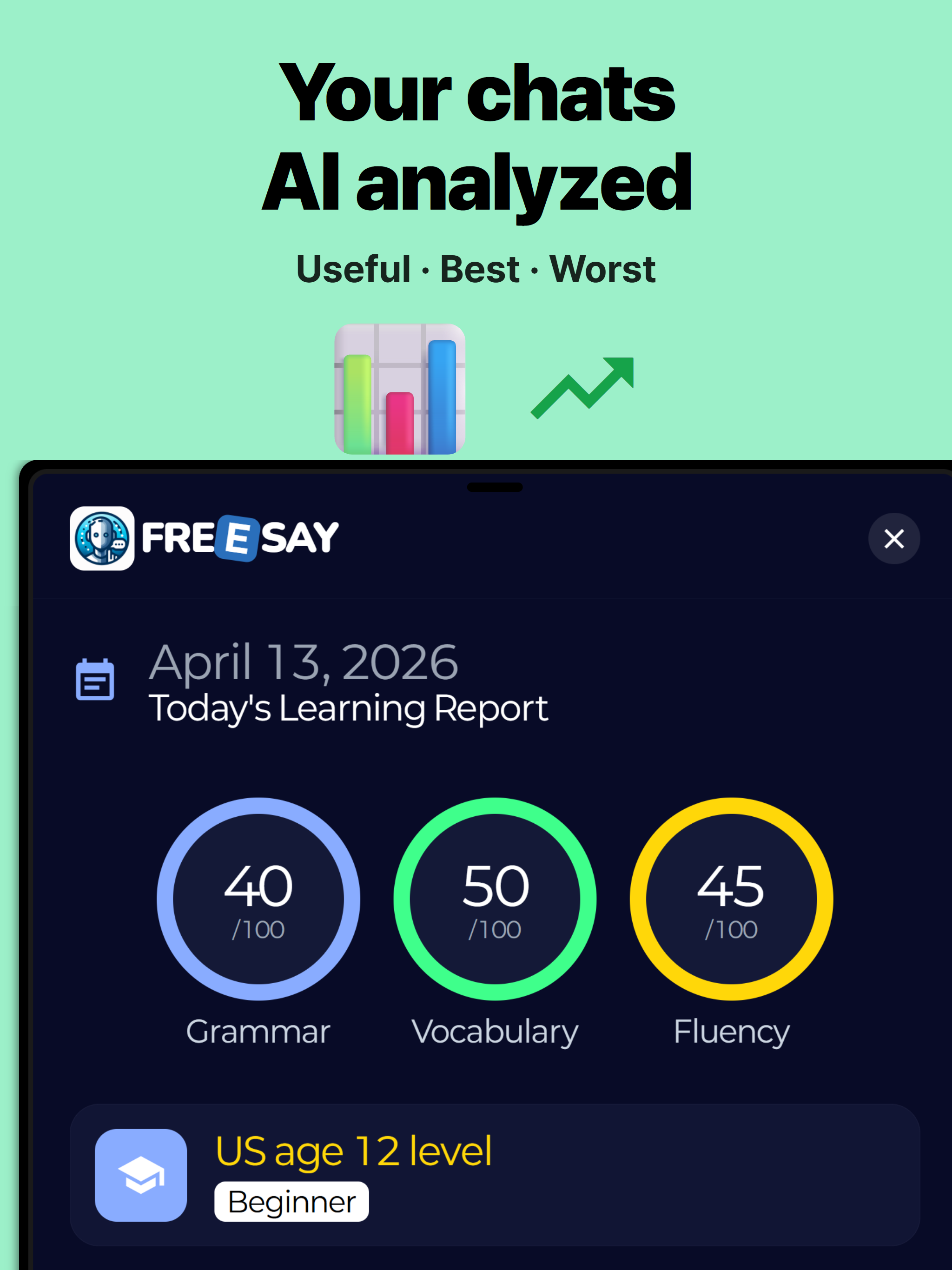 FreeSay - AI Language Coach screenshot 12
