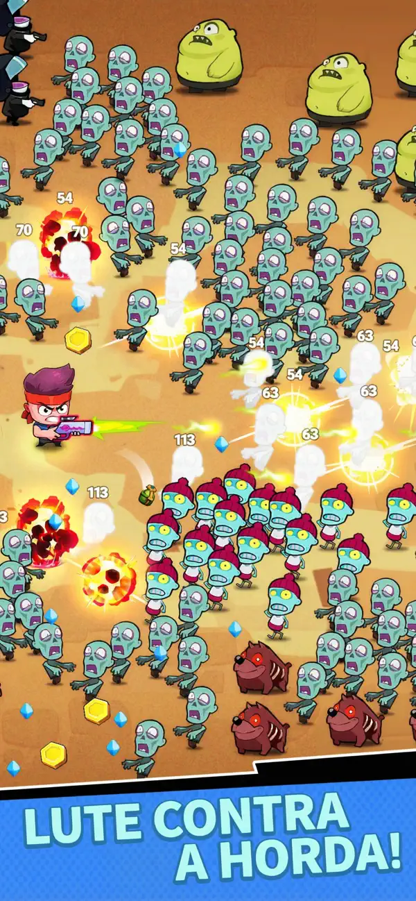 Zombusters iOS Mod IPA screenshot 1 - iOS game interface