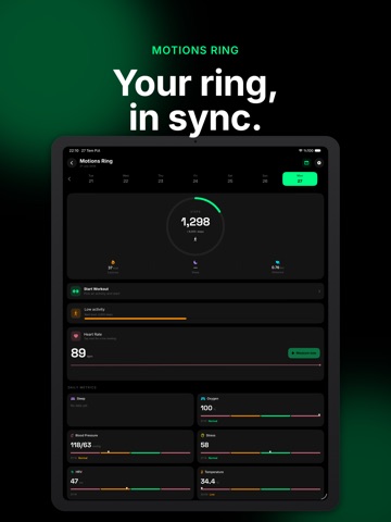 Motions Life iPad screenshot