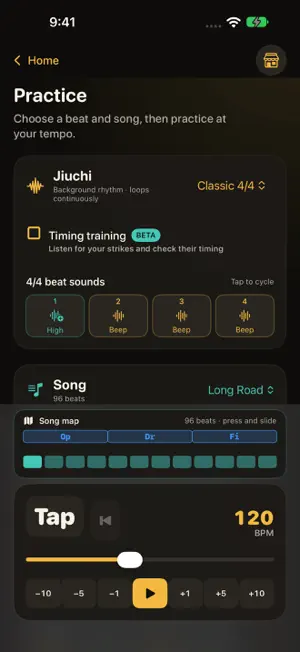 TaikoTrainer screenshot 2
