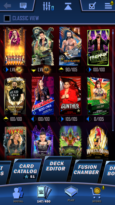 screenshot of WWE SuperCard - Battle Cards 8