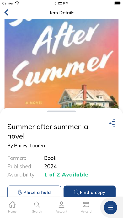 St. Mary's County Library Screenshot