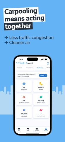 Covoit IDFM screenshot