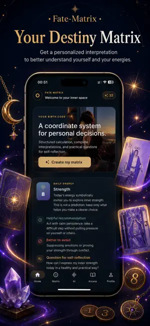 Fate Matrix: destiny chart screenshot 3