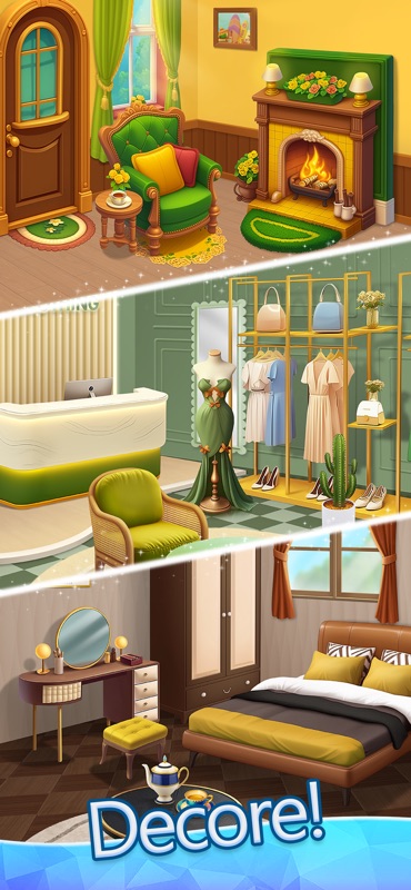 Beauty Tiles: Story&Makeover screenshot 4