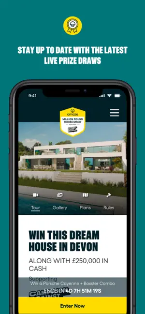 Omaze iPhone screenshot 1