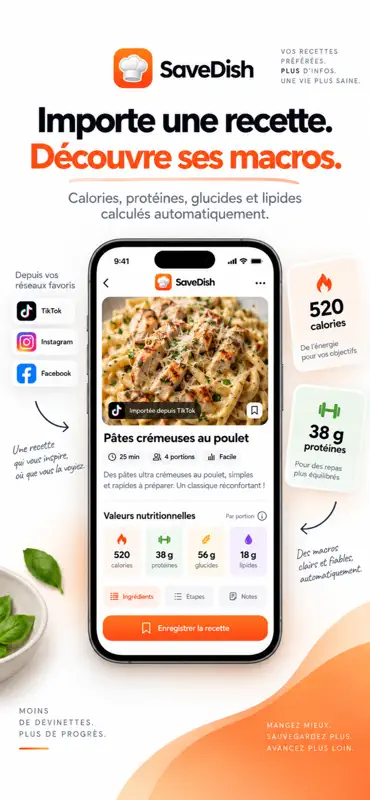 SaveDish: Calories & Macros screenshot 1 of 6