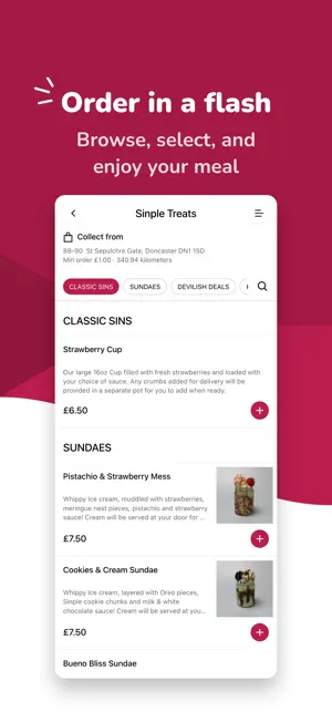 Sinple Treats screenshot 1