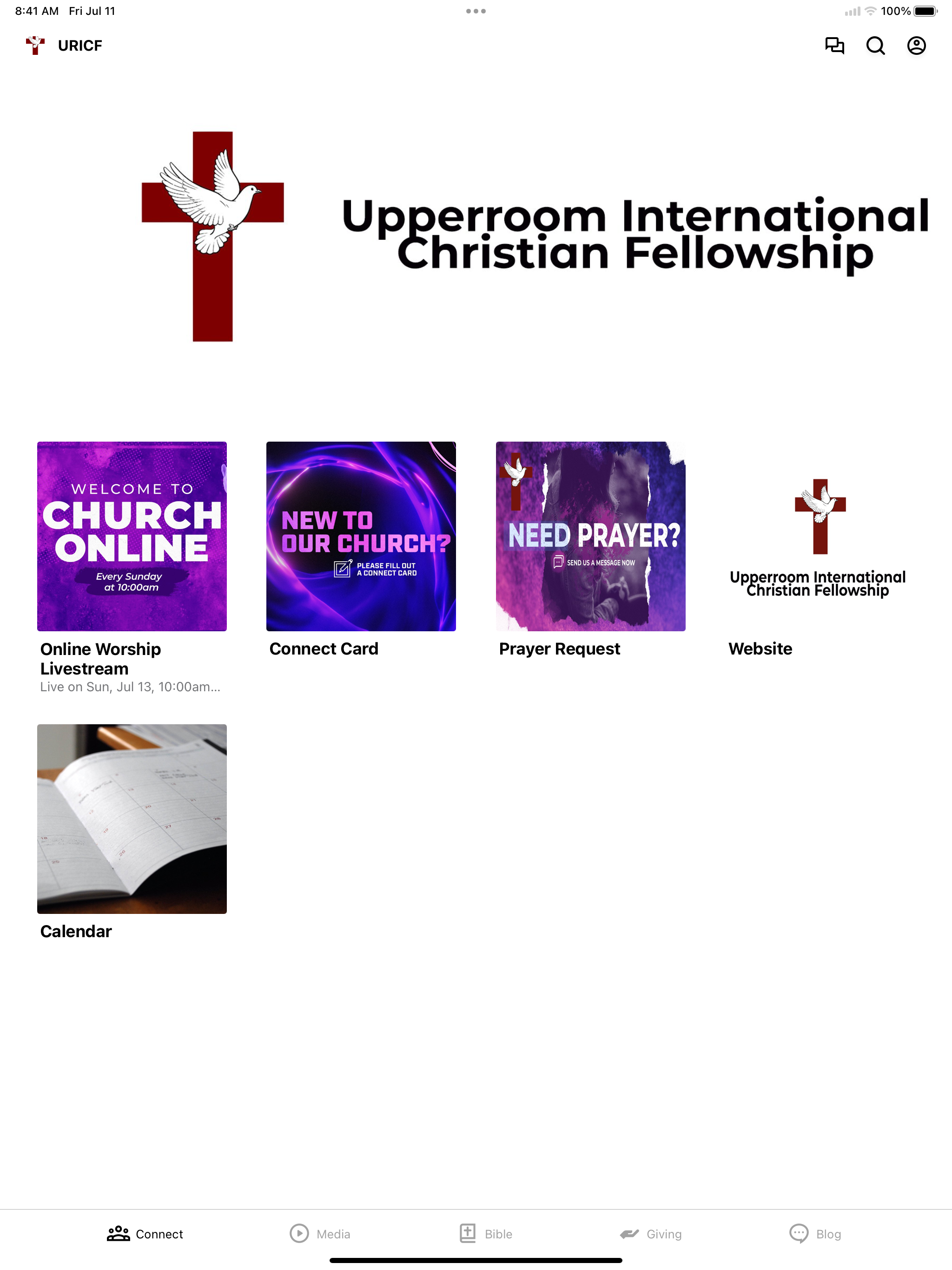 Upperroom Int Christian fellow screenshot 4