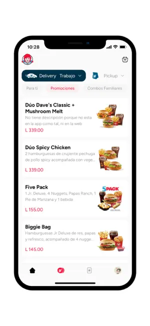 Wendy's Honduras screenshot 2