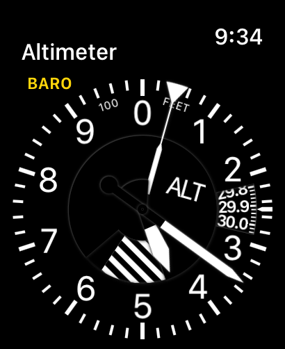 Pilot's Altimeter