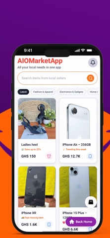 AIOMarketApp screenshot