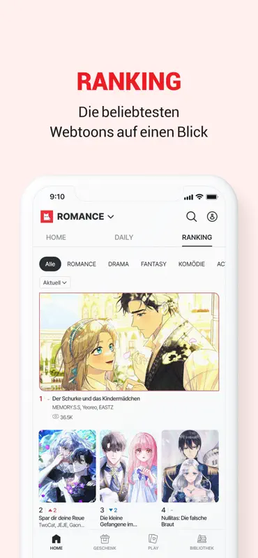 LEZHIN DE screenshot 4 of 5