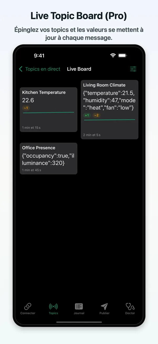 Screenshot #3 pour MQTT Commander