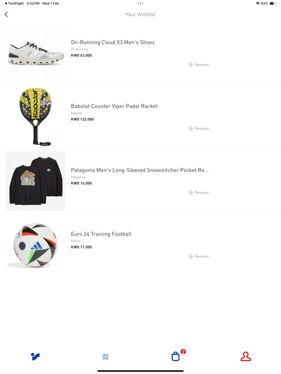 INTERSPORT Kuwait iPad screenshot 7 - Shopping app
