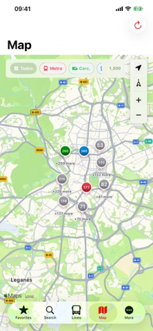 Madrid Bus Metro Maps Screenshot 7 of 10