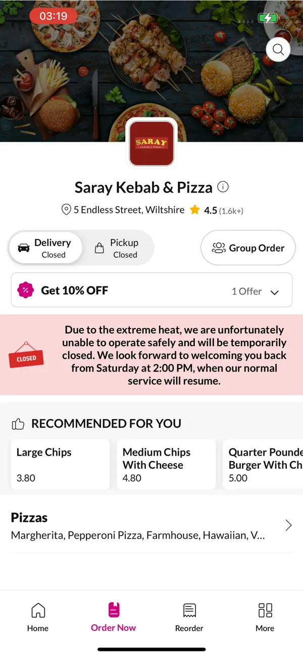 Screenshot #2 pour Saray Kebab & Pizza