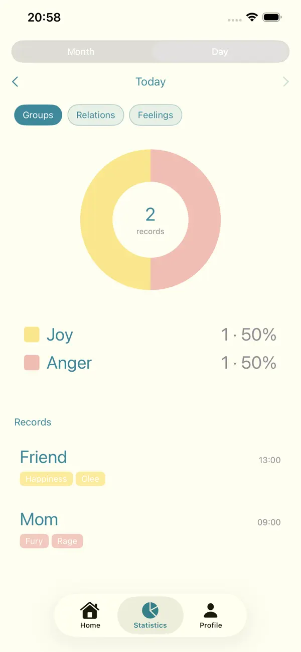 Screenshot #2 pour Feelings Notes